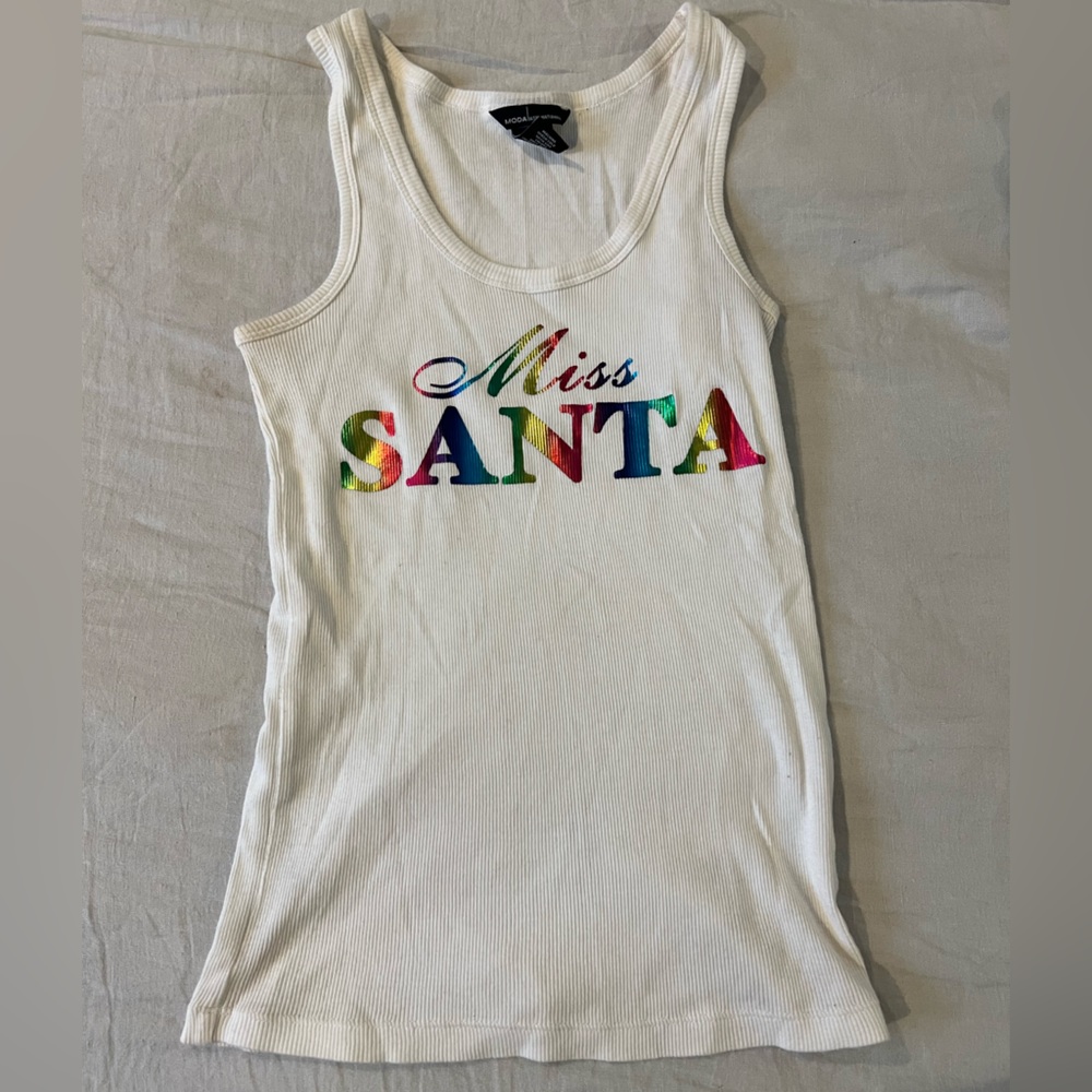 Miss Santa Vintage Victoria Secret Tank Top